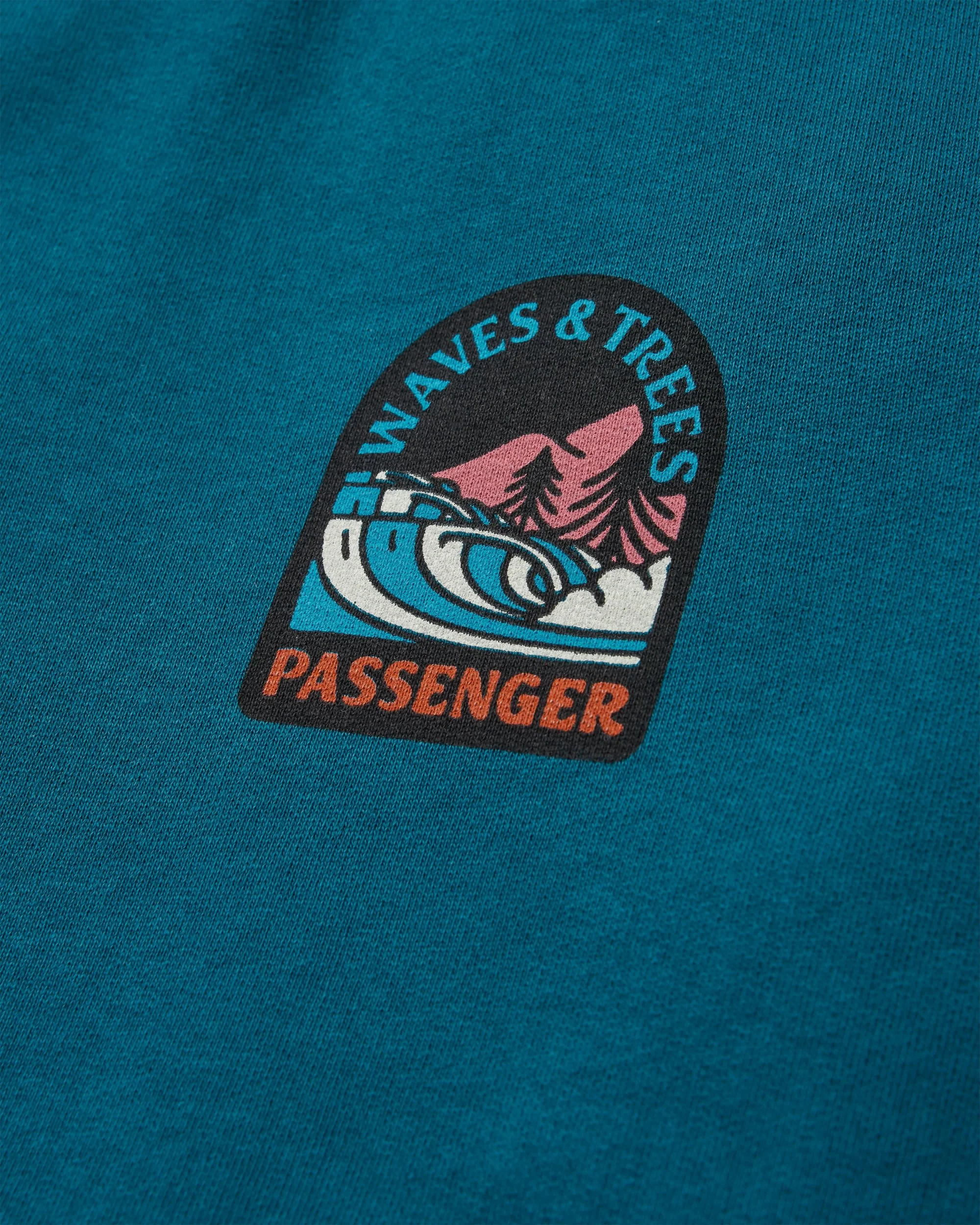 Waves & Trees Sweatshirt - Tidal Blue - Image 4