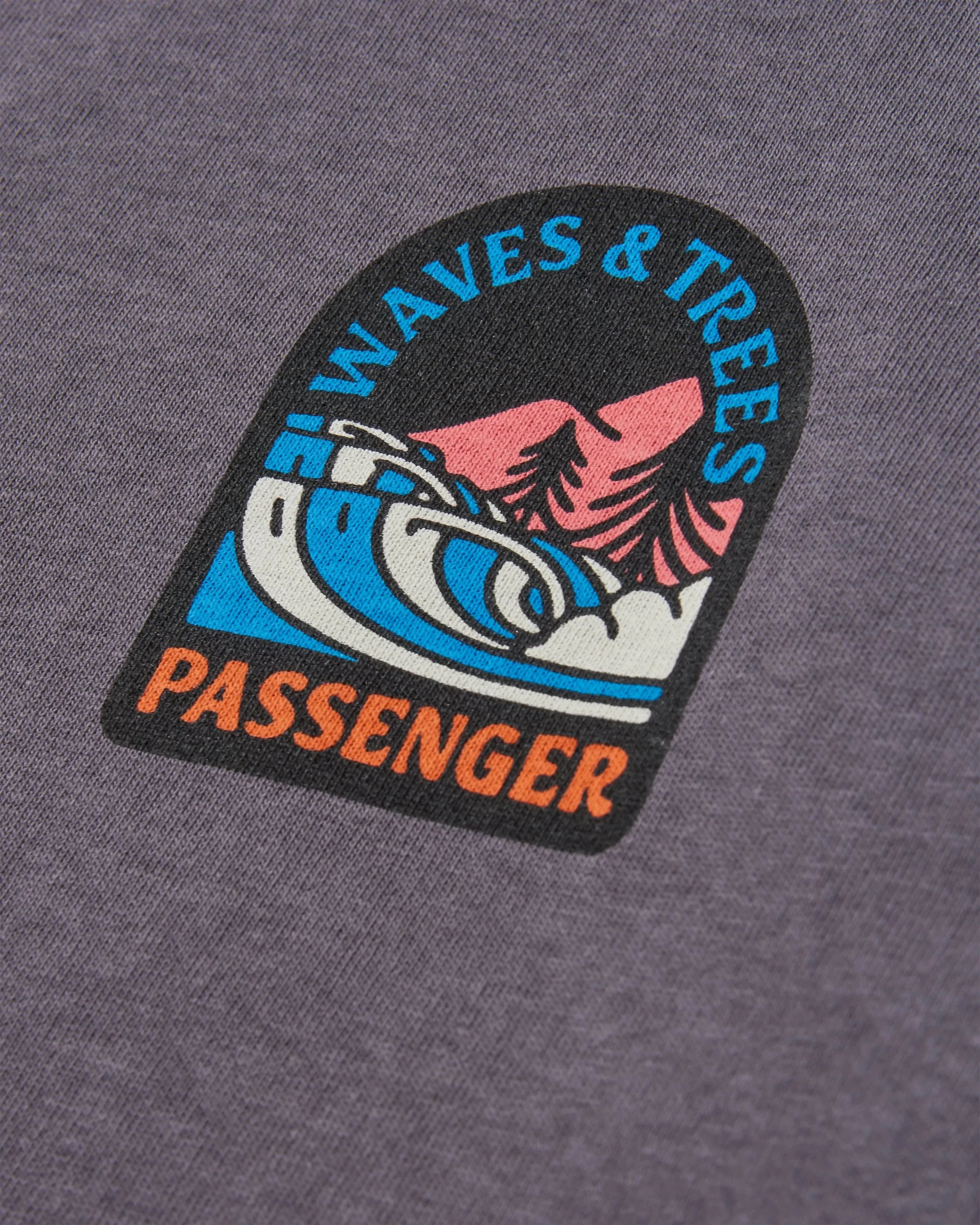 Waves & Trees LS T-Shirt - Charcoal - Image 6