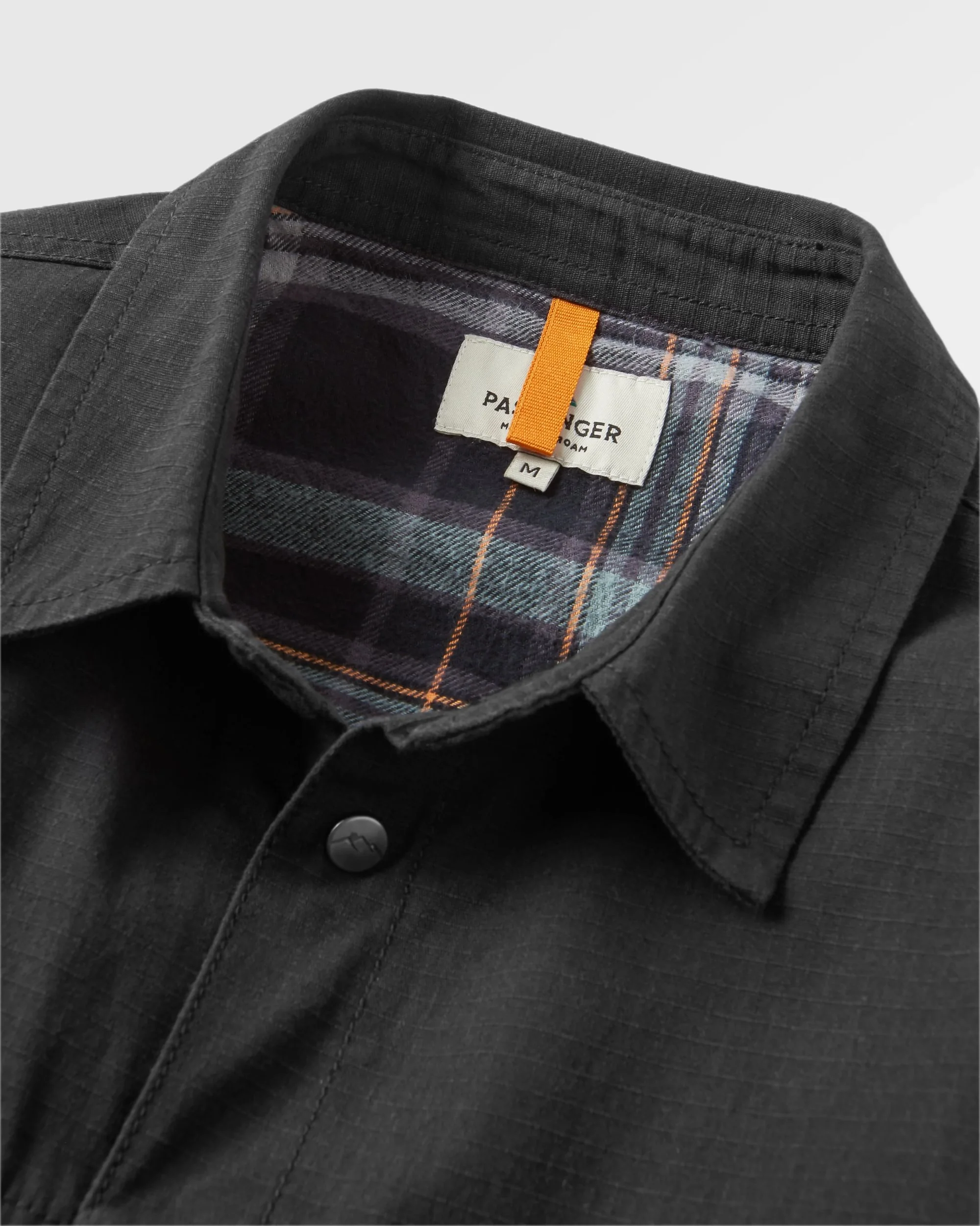 Way Flannel Lined Shirt - Black - Image 2