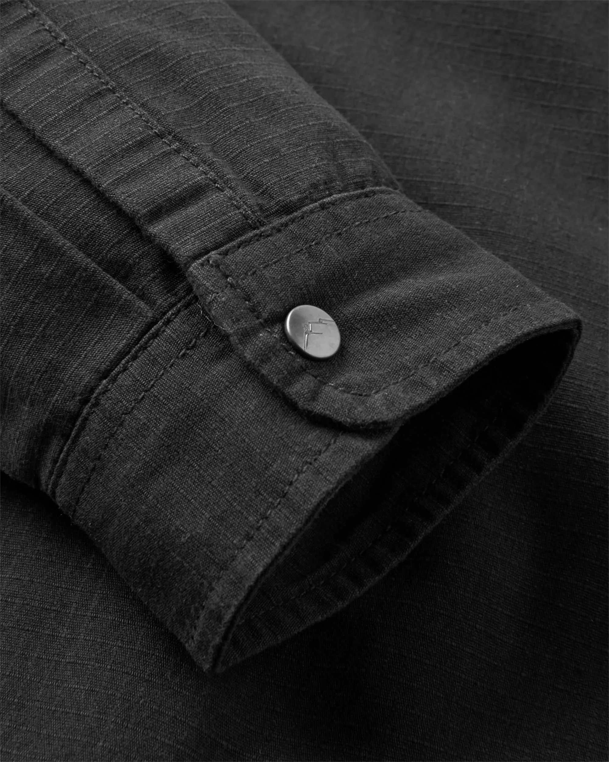 Way Flannel Lined Shirt - Black - Image 6
