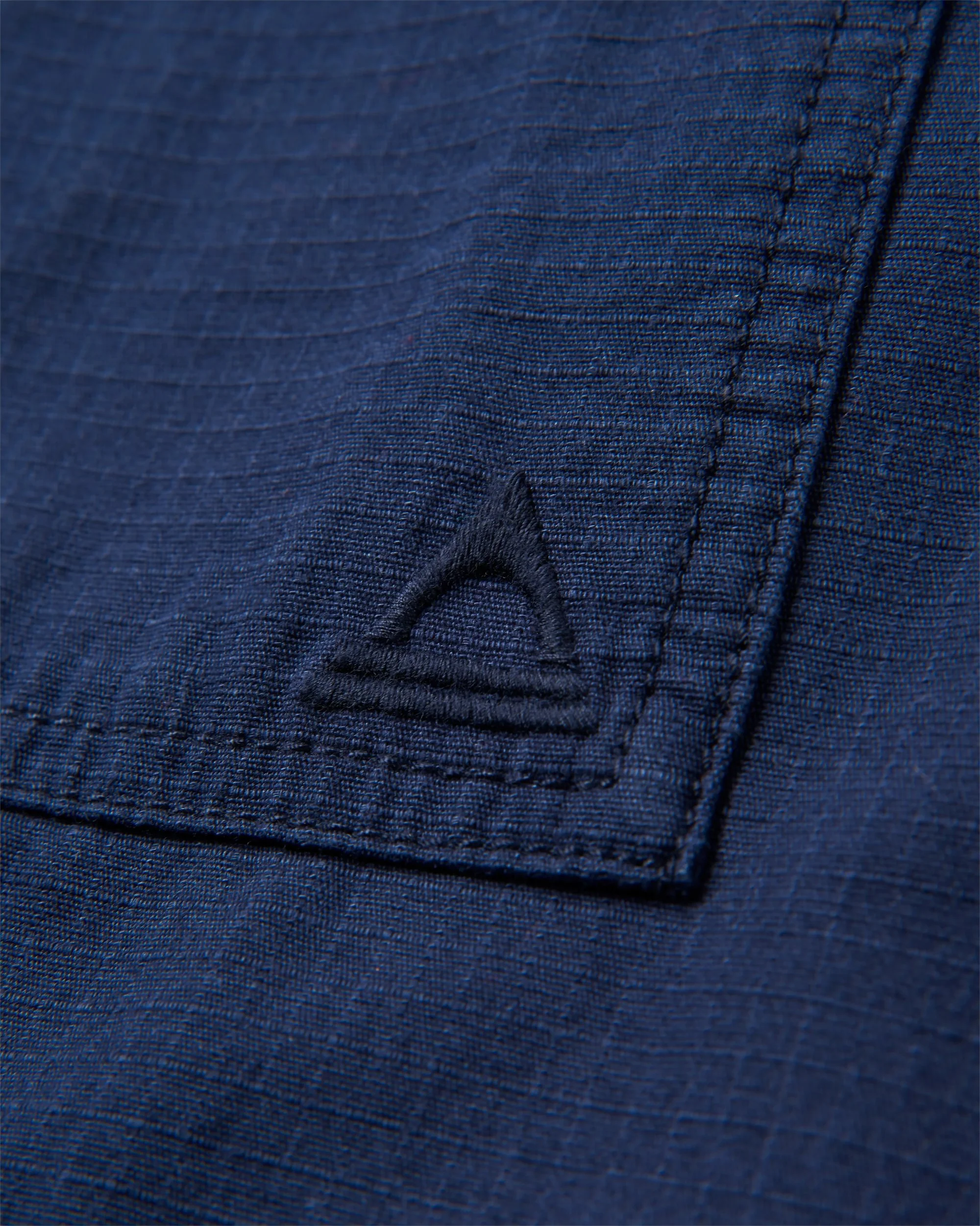 Way Flannel Lined Shirt - Rich Navy - Image 6