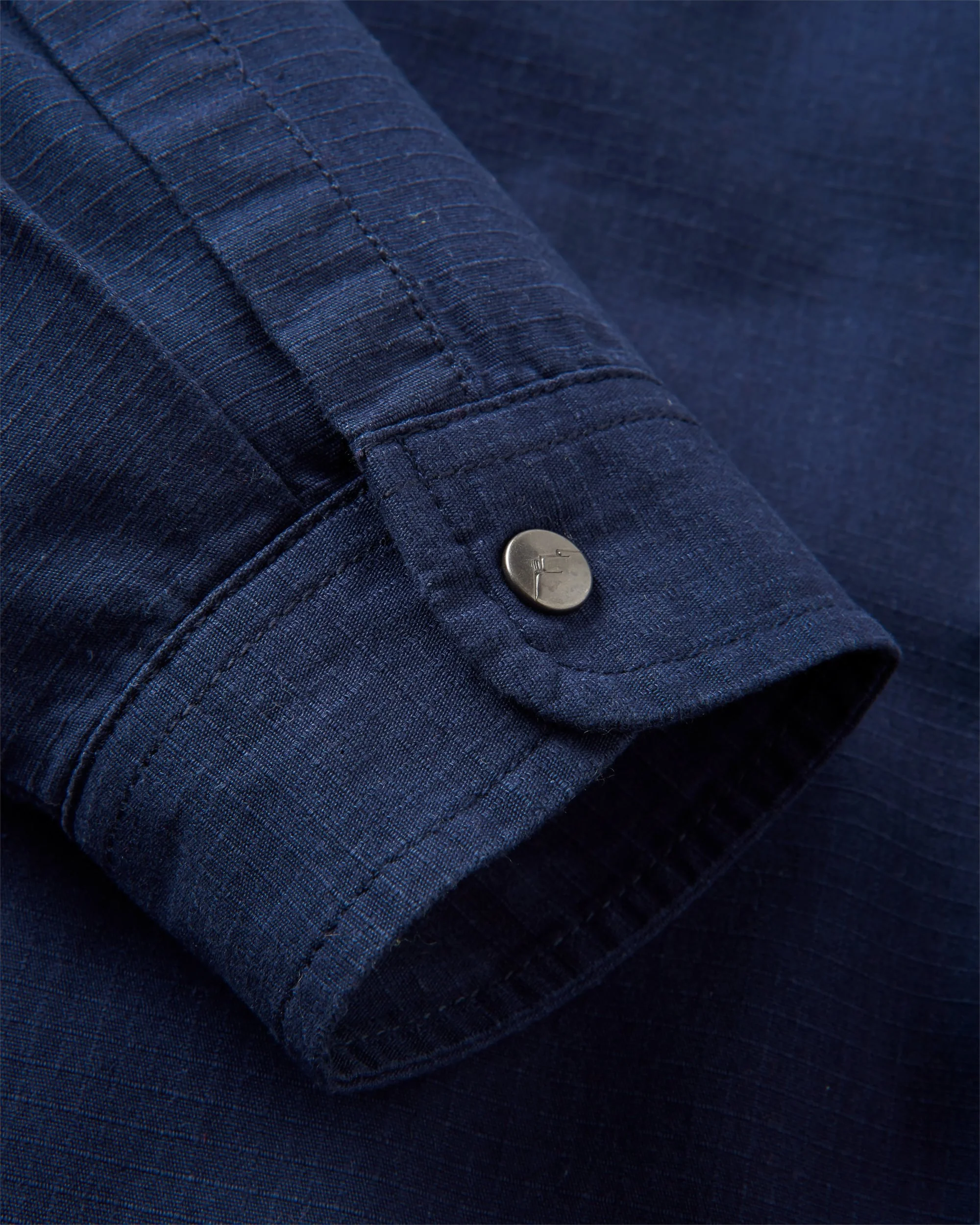 Way Flannel Lined Shirt - Rich Navy - Image 7