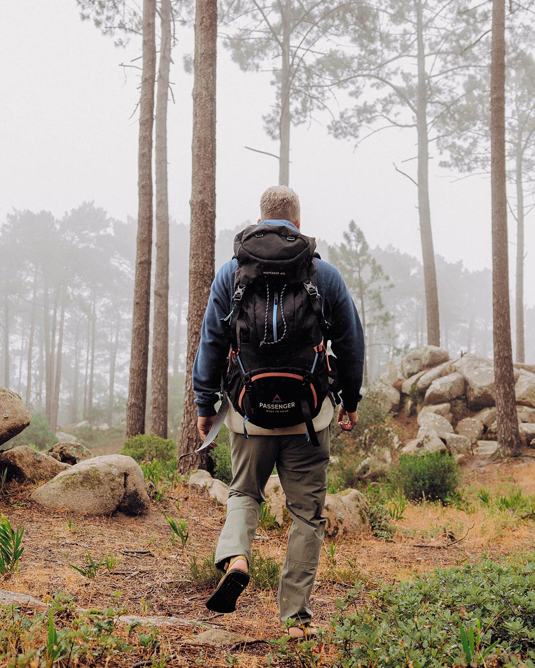 Wayfarer 65L Backpack - Black - Image 9