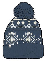 West Coast Bobble Hat - Rich Navy - Image 9