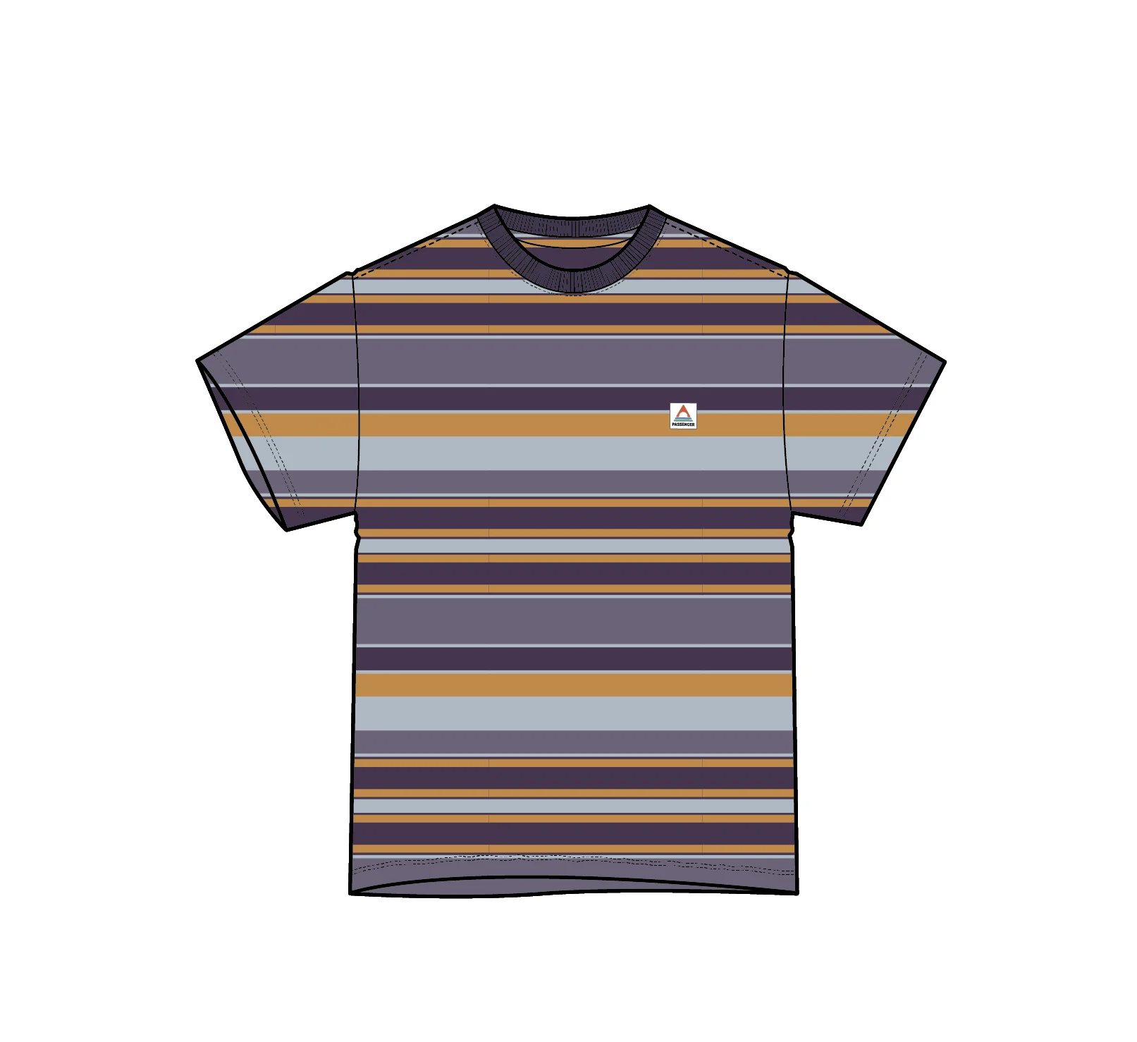 Wild Pine Stripe T-Shirt - Heather Multi Stripe - Image 9