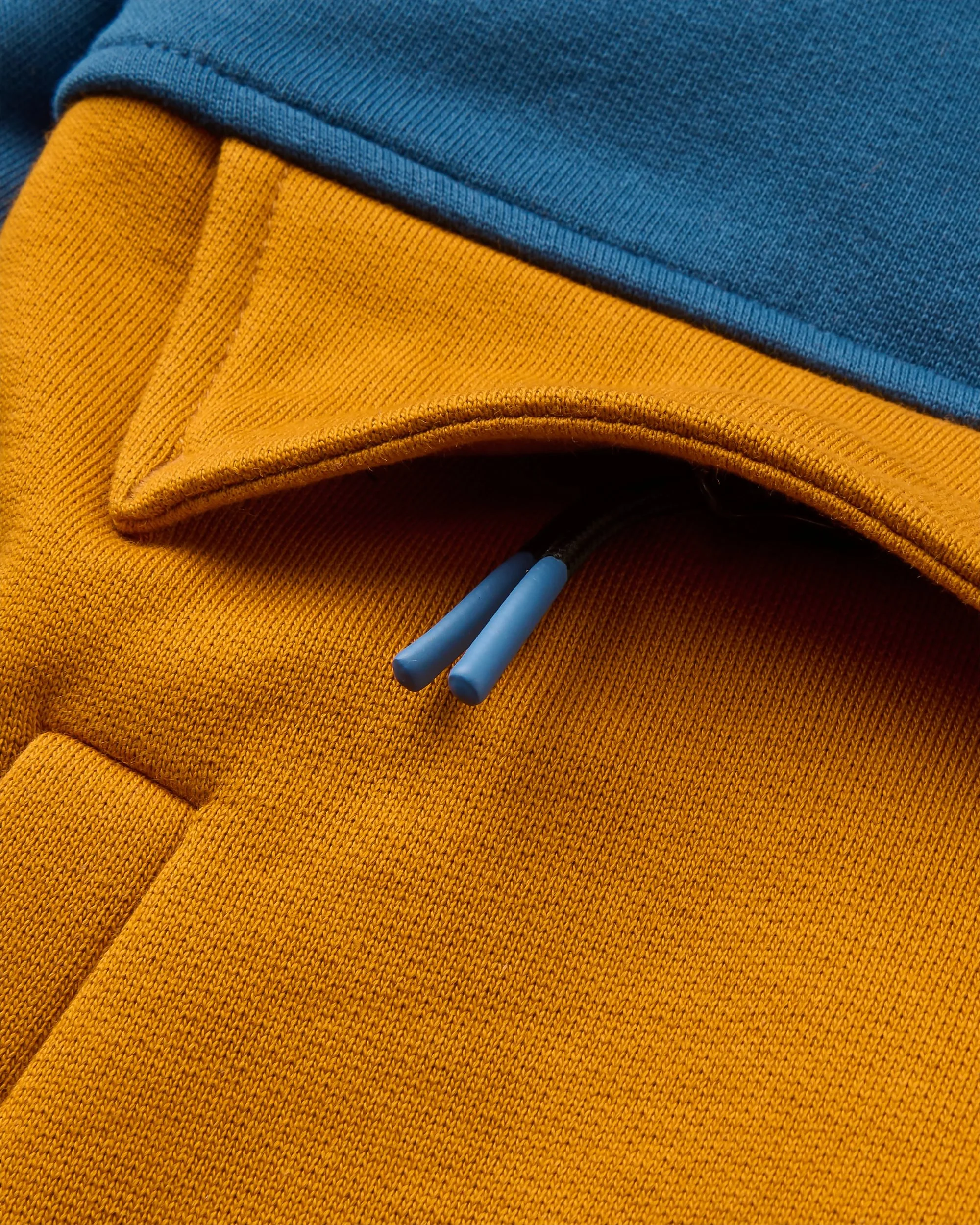 Wildedge Hoodie - Dark Denim/Retro Orange - Image 4