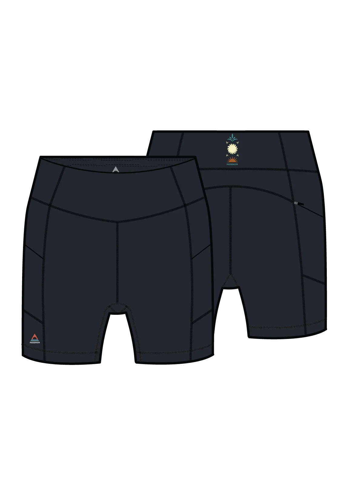 Solscape Active Short - Black - Image 9