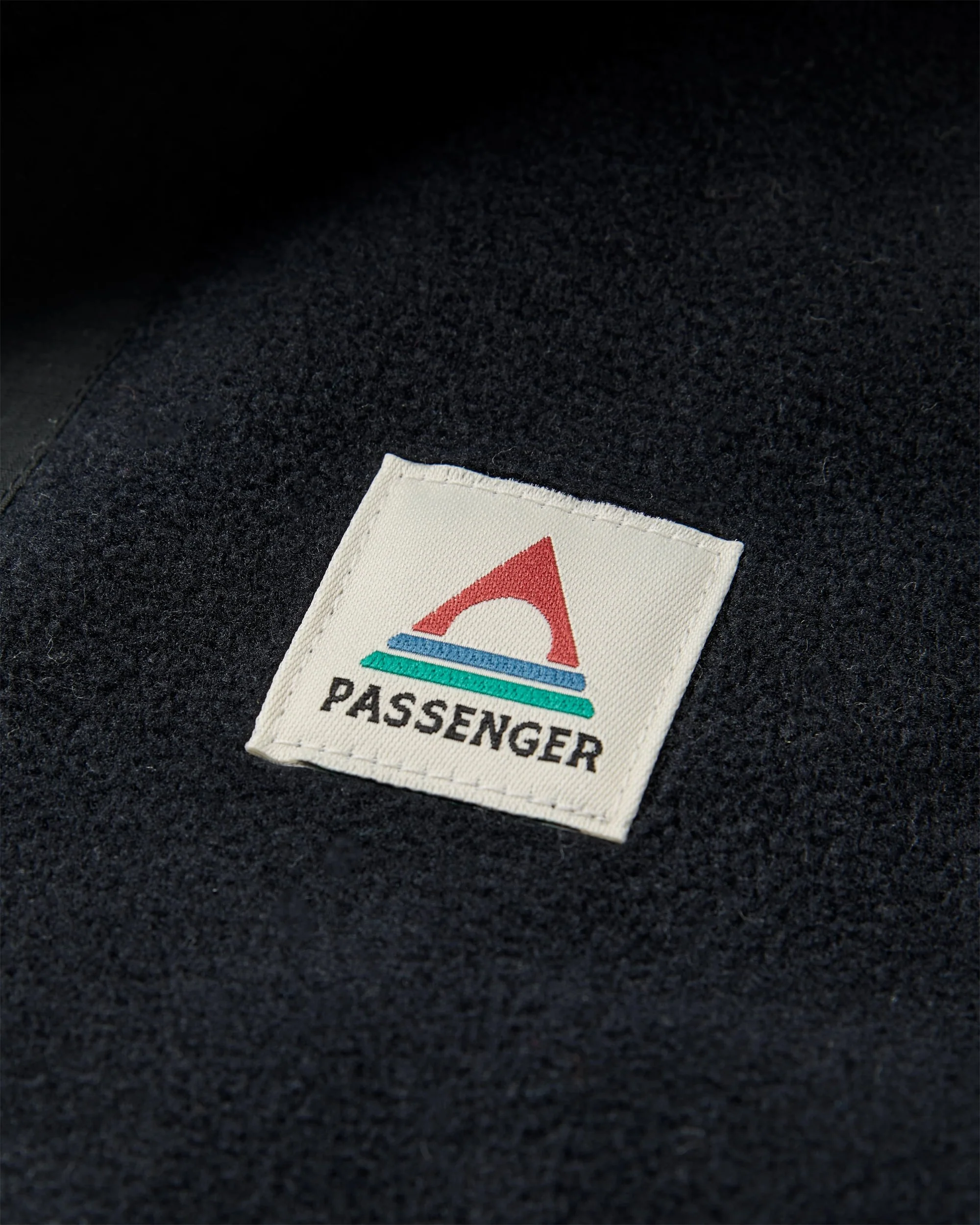 Woodland Hooded Polartec® Fleece - Black/Khaki - Image 5
