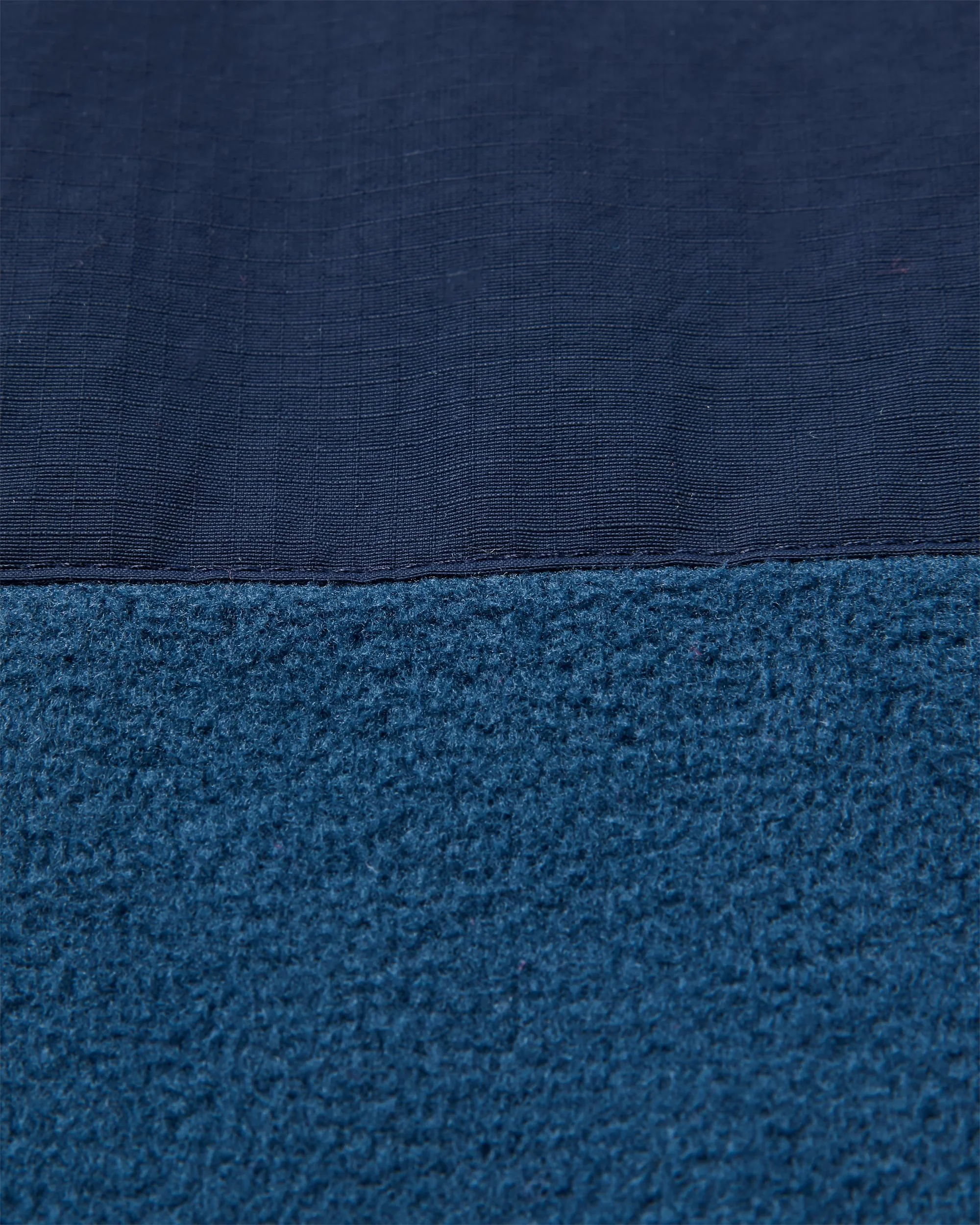 Woodland Hoodless 1/2 Zip Polartec® Fleece - Rich Navy/Dark Denim - Image 7