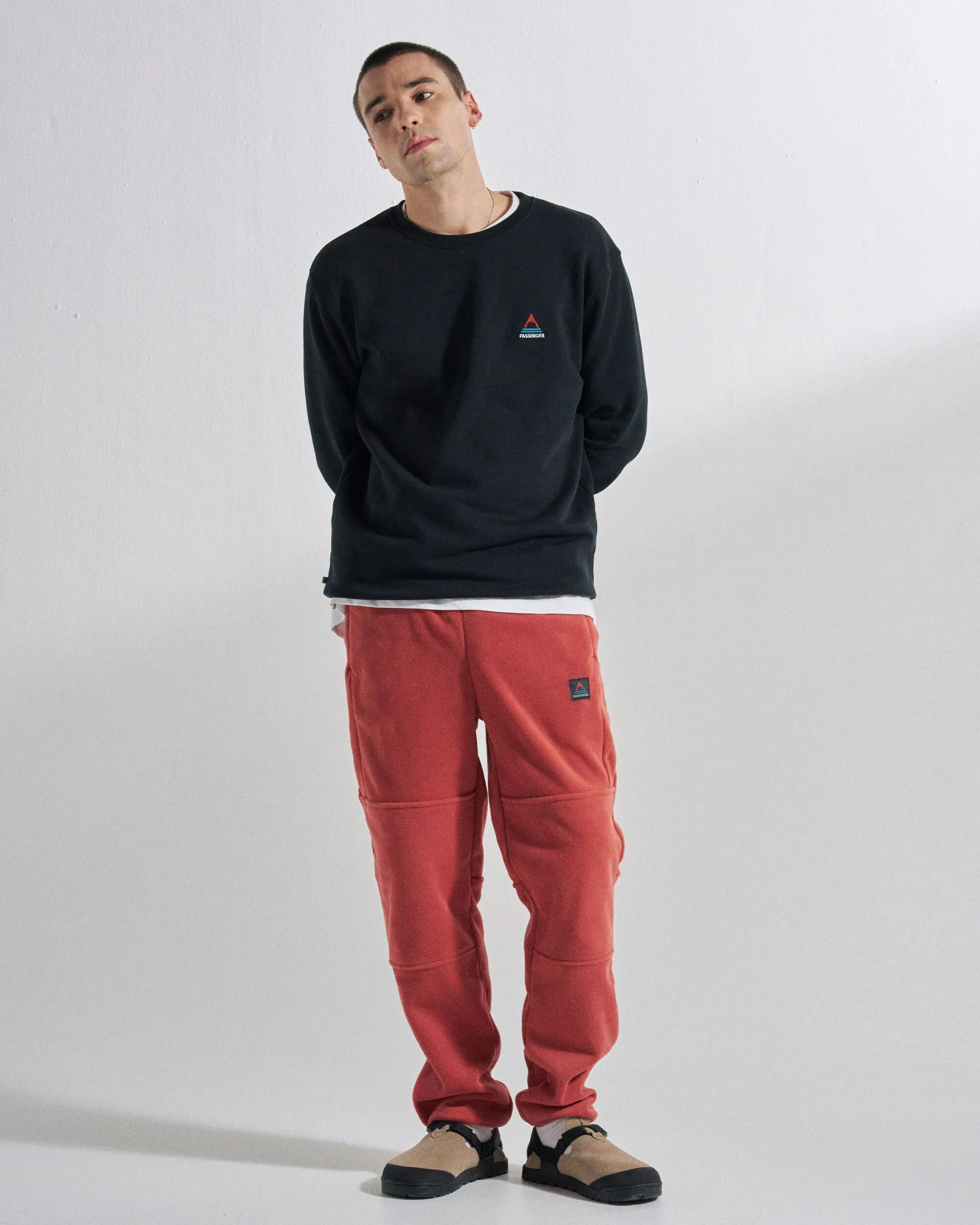 Woodland Polartec® Fleece Jogger - Redwood - Image 4