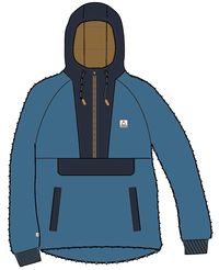 Woodland Polar-lined Sherpa Fleece - Blue Steel - Image 10