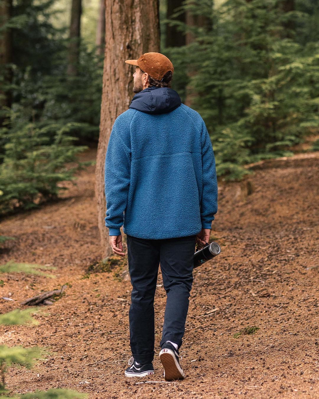 Woodland Polar-lined Sherpa Fleece - Blue Steel - Image 8