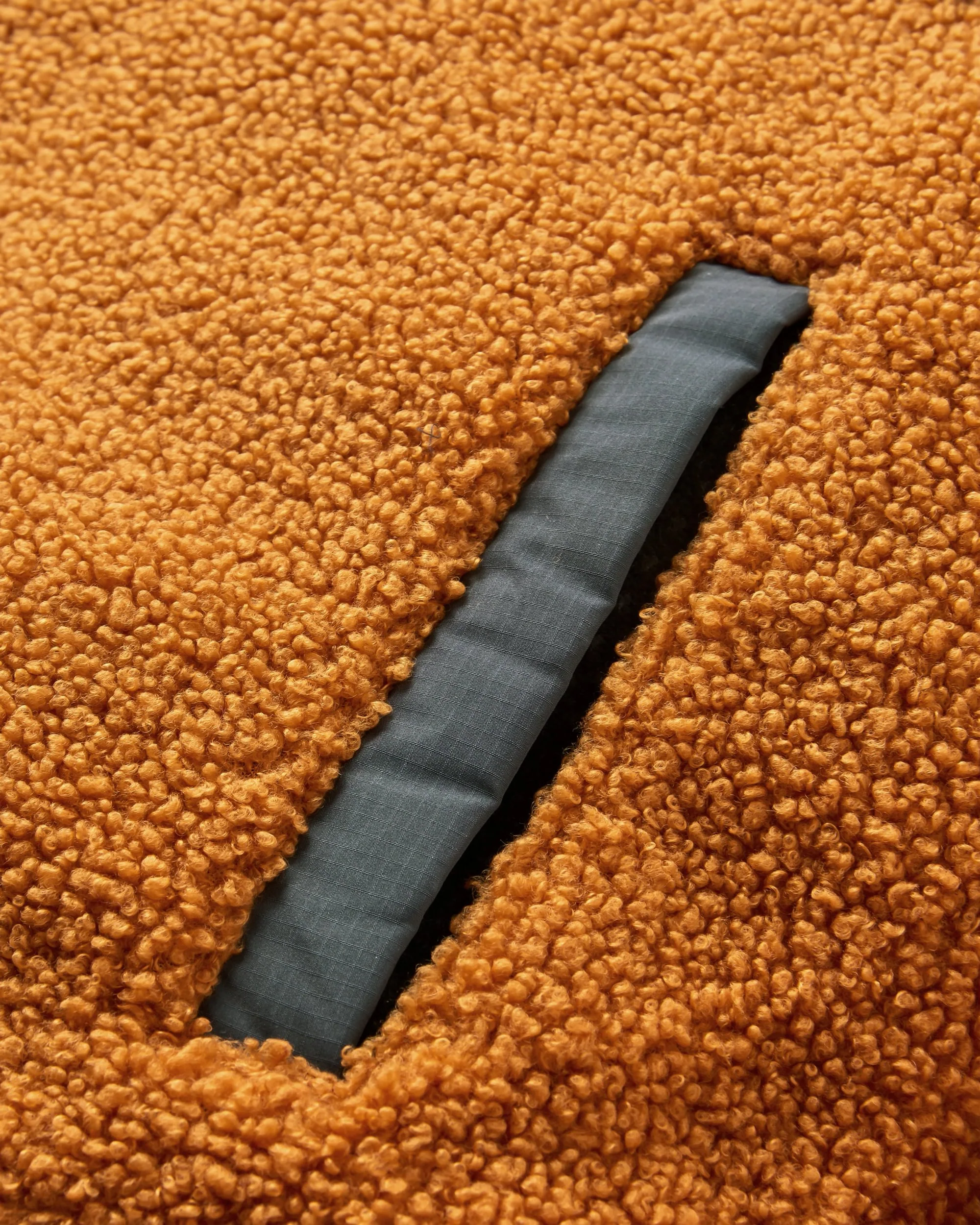 Woodland Polar-lined Sherpa Fleece - Retro Orange - Image 8