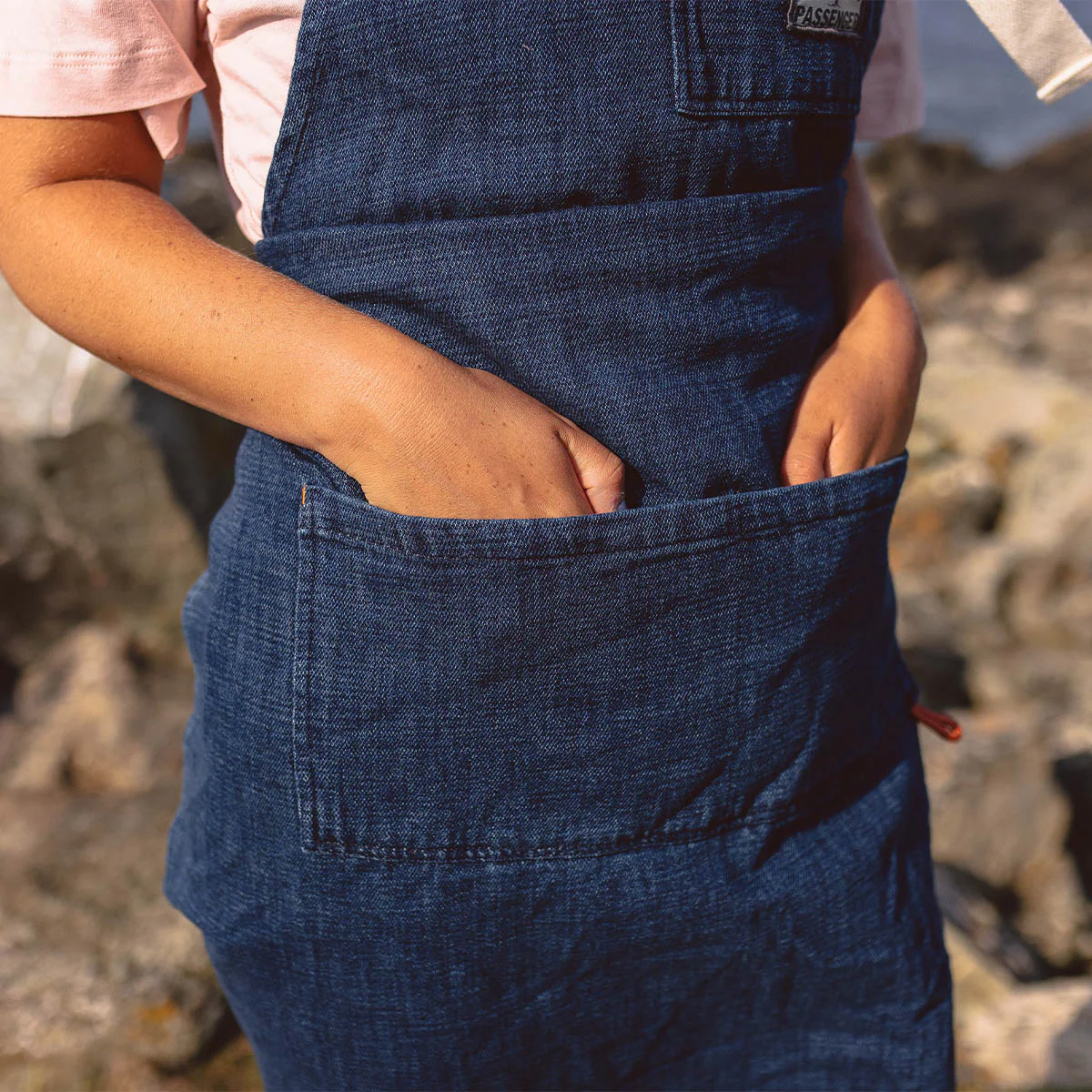 Yard Organic Cotton Denim Apron - Dark Denim - Image 9