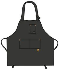 Yard Organic Cotton Denim Apron - Black - Image 8