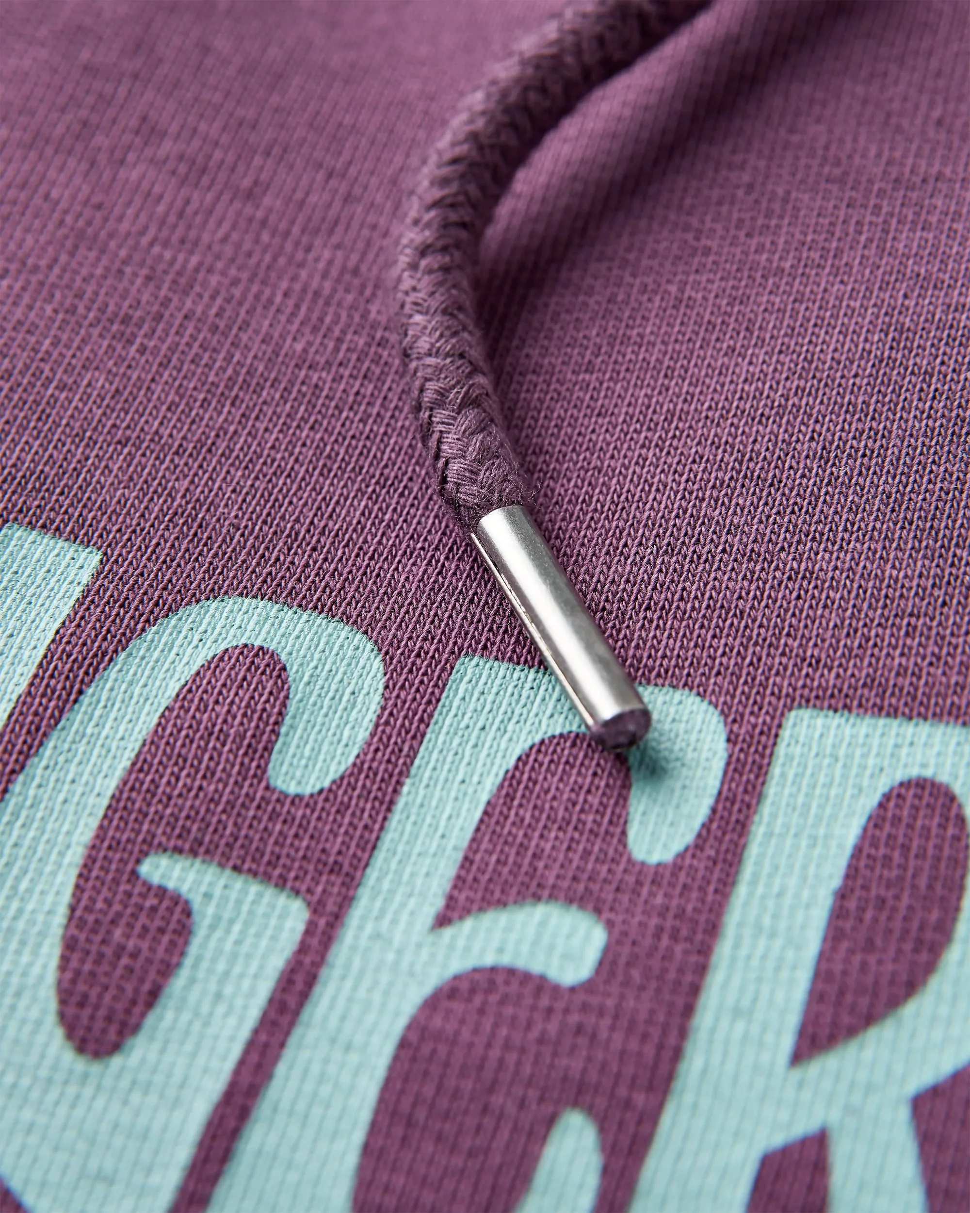 Yuca Organic Cotton Hoodie - Deep Plum - Image 3