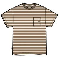Zen Relaxed Fit T-Shirt - Toffee Stripe - Image 7