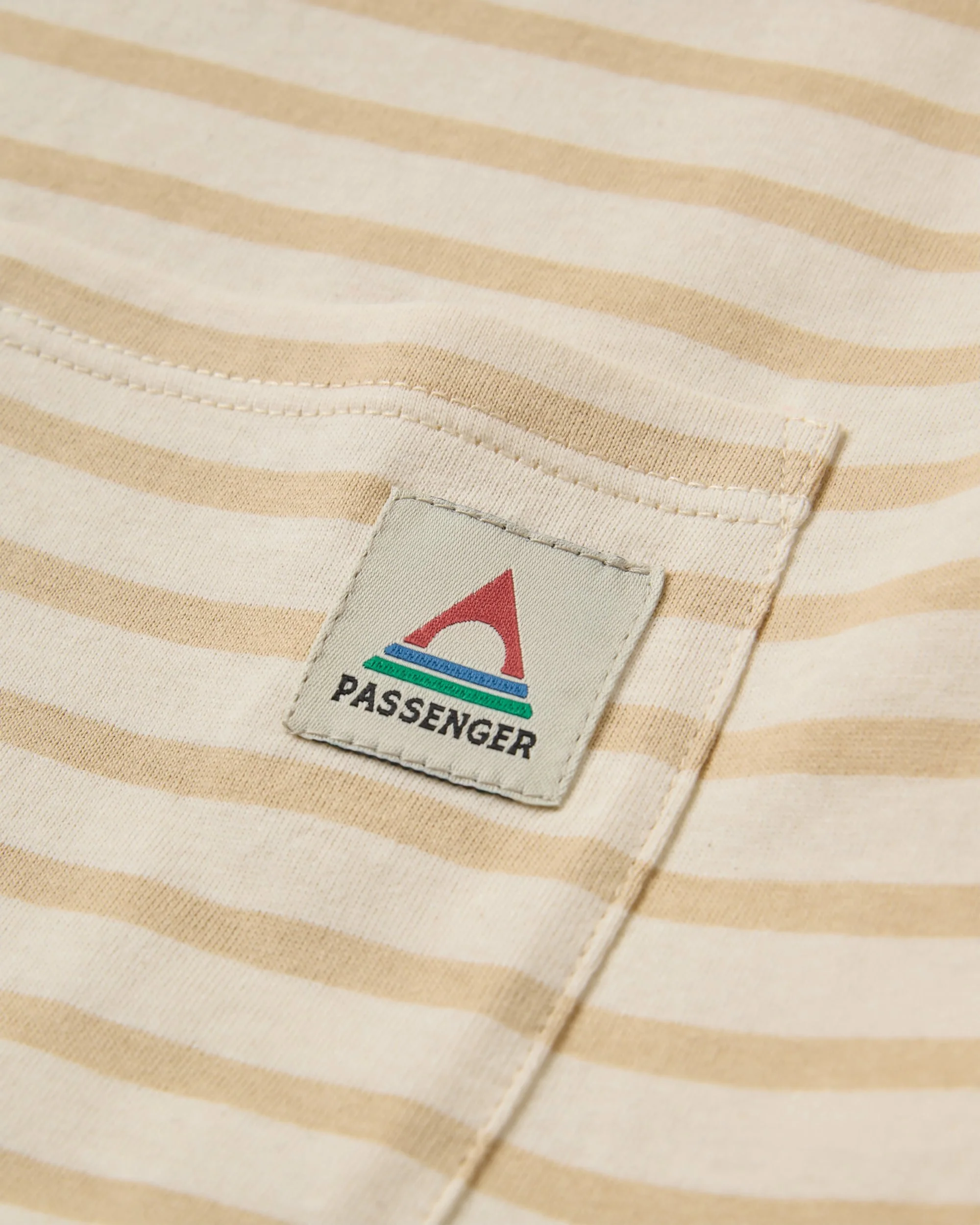 Zen Relaxed Fit T-Shirt - Stone Stripe - Image 7
